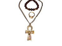 Image 3 of Carnelian Ankh lion head