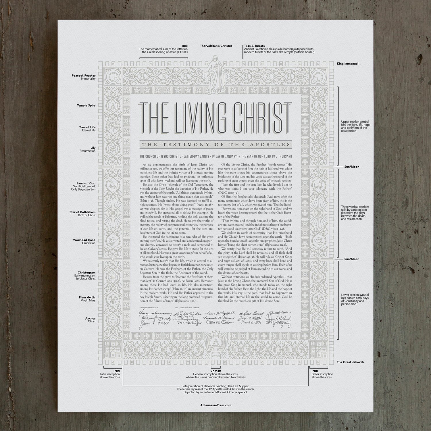 athenaeum-press-the-living-christ for The Living Christ Free Printable ATHENAEUM PRESS — The Living Christ for The Living Christ Free Printable