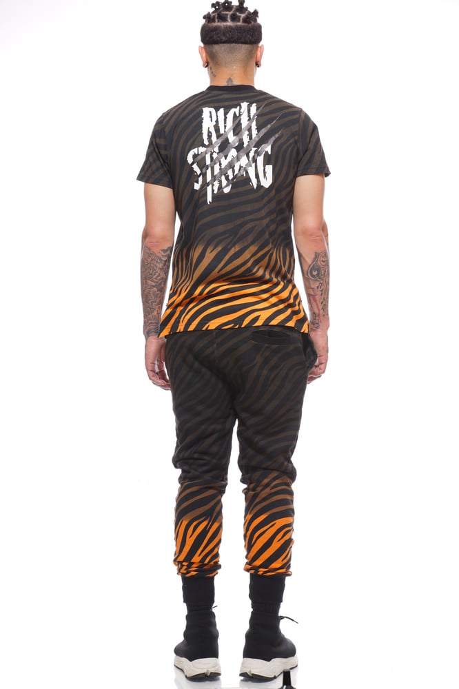 Image of RICH X 2STRONG Collab Tiger Tee (Ornge)