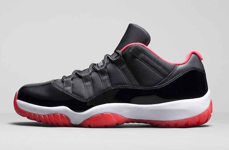 Image of Air Jordan Retro XI Low "True Red" (Bred Lows)