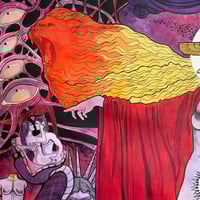 Image 3 of  Lair of Babylon Original Watercolor Painting 