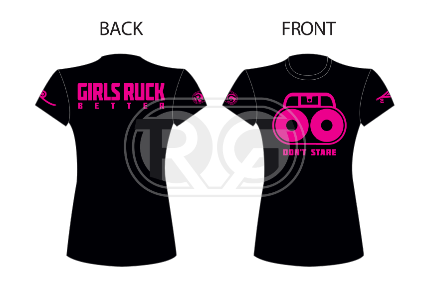 Image of RuckGirls "Don't Stare" GRB Tees