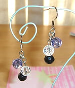 Image of HANDMADE Dangling Crystal Earrings