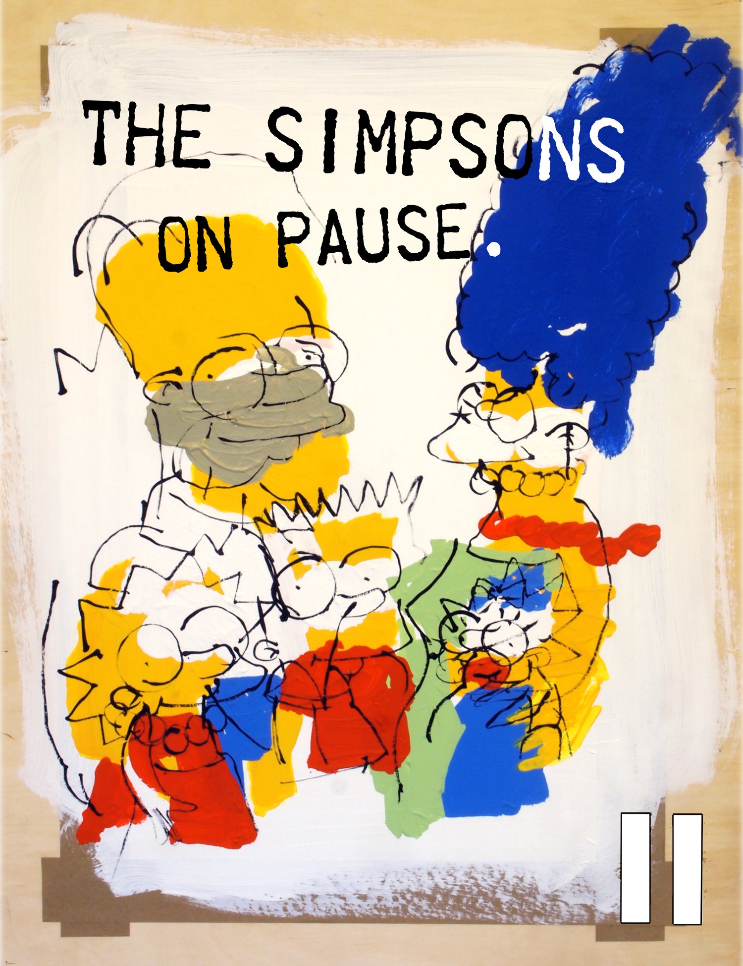 Image of The Simpsons on Pause. (Zine)