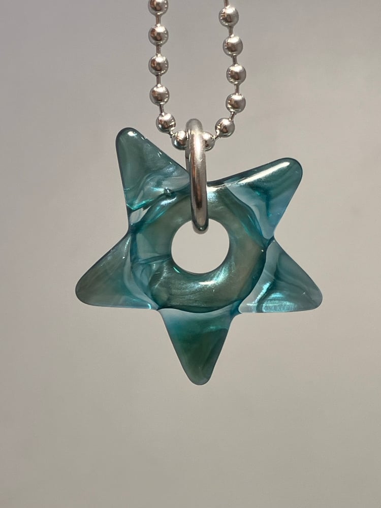 Image of ice blue star