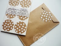 Image 3 of stickers #kraft# à pois