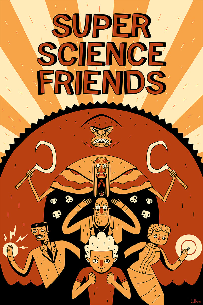 Image of Super Science Friends Poster