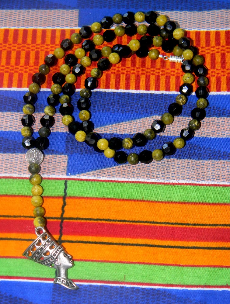 Image of Nefertiti Rosary Necklace