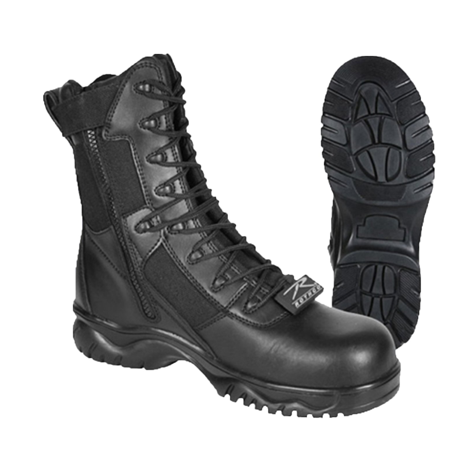 zipper safety toe boots