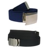 Canvas Web Belt - Black, 44" & 54"