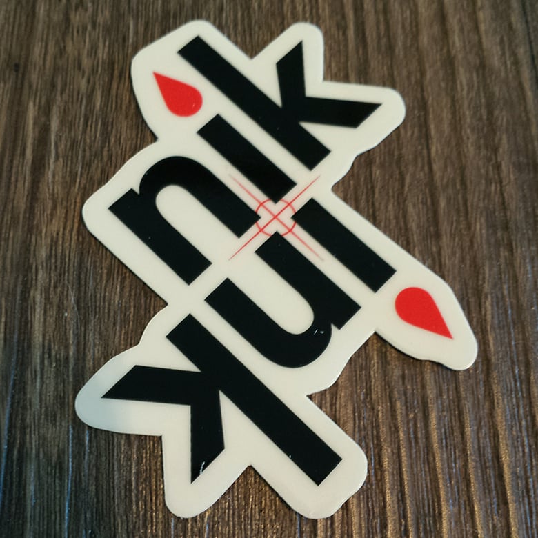 Image of nik ink Die Cut Sticker