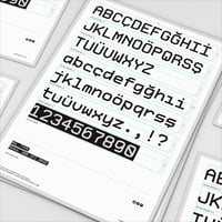 Image 1 of Modul 300 dpi Pixel Based Font