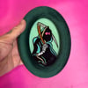 Grim Reaper- Oval Velvet Frame