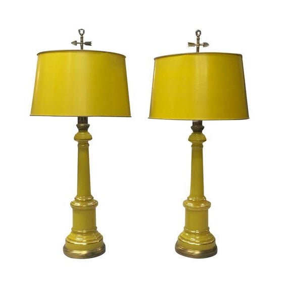 Image of Pair of Mid Century lamps by Warren Kessler, NY