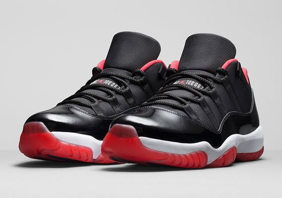 Image of Air Jordan 11 Low "Bred" sz 8-13 **PRE- ORDER" sz 8-13