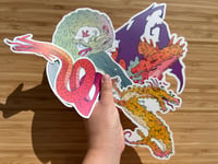 Image 2 of Winter Dragon Large Sticker
