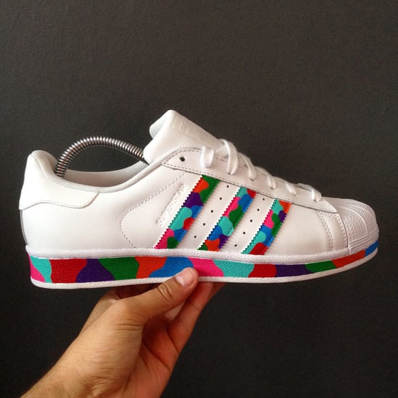 Image of Adidas 'Full Multi Superstar' LIMITED QUANTITY ONLY 1 left!!