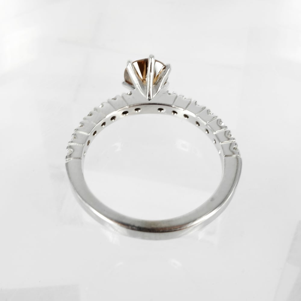 Image of PJ4897 Argyle Cognac diamond engagement ring