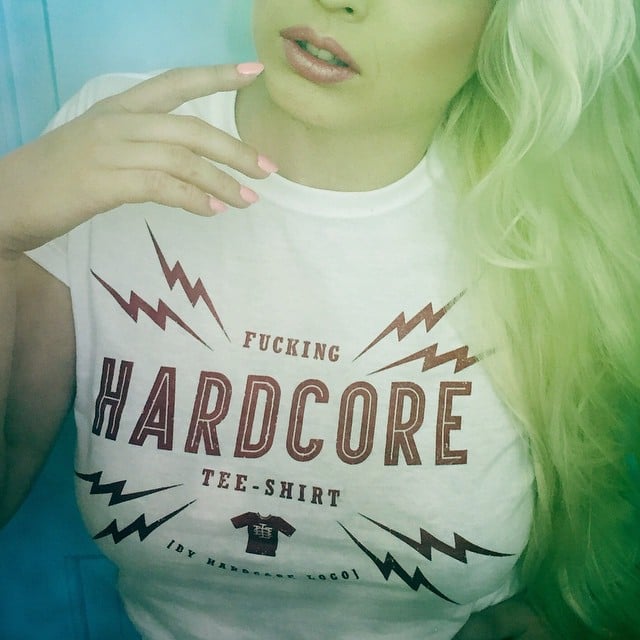 Image of Fucking Hardcore T-Shirt White Guys & Ladies