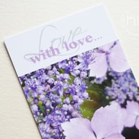 Image 1 of petites cartes ✿flora✿ with Love...  / merci / félicitations