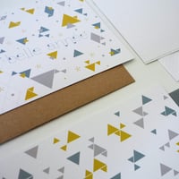 Image 1 of 4 cartes de voeux assorties ▲triangolini▲