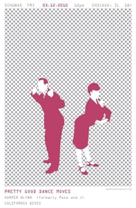 Image of Pretty Good Dance Moves at Schubas - 03.12.2010 POSTER