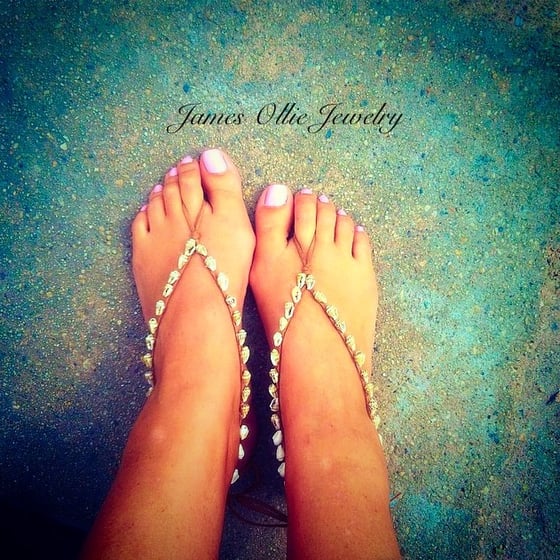 Image of Seashell Barefoot Sandals