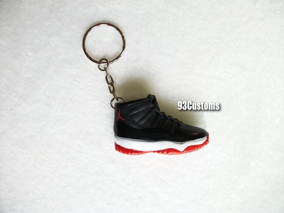 Image of 3D Bred XI Keychain
