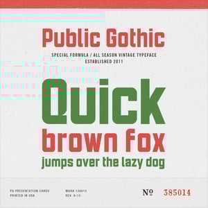 Image of Public Gothic Little