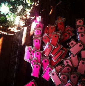 Image of Neon Pink Gift Tags