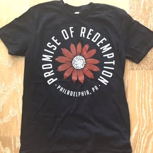 Image of Promise of Redemption Flowers Tee Black