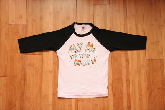 Image of Fly Me To The Moon - Baseball Tee 