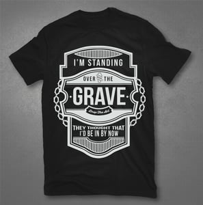 Image of "Standing Over The Grave" T-Shirt
