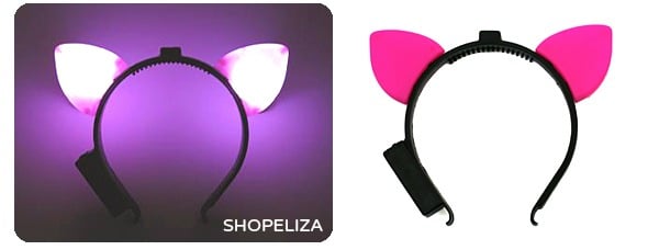 Shop Eliza Glow In The Dark Cat Ears