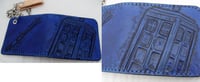 Image 1 of Custom Hand Tooled Leather Bifold Wallet. Your image/design or idea. Chain Wallet.