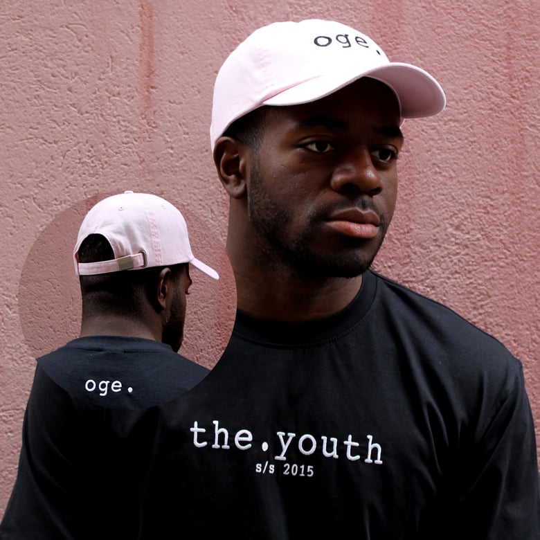 Image of OGE 6-PANEL HAT - LIGHT PINK