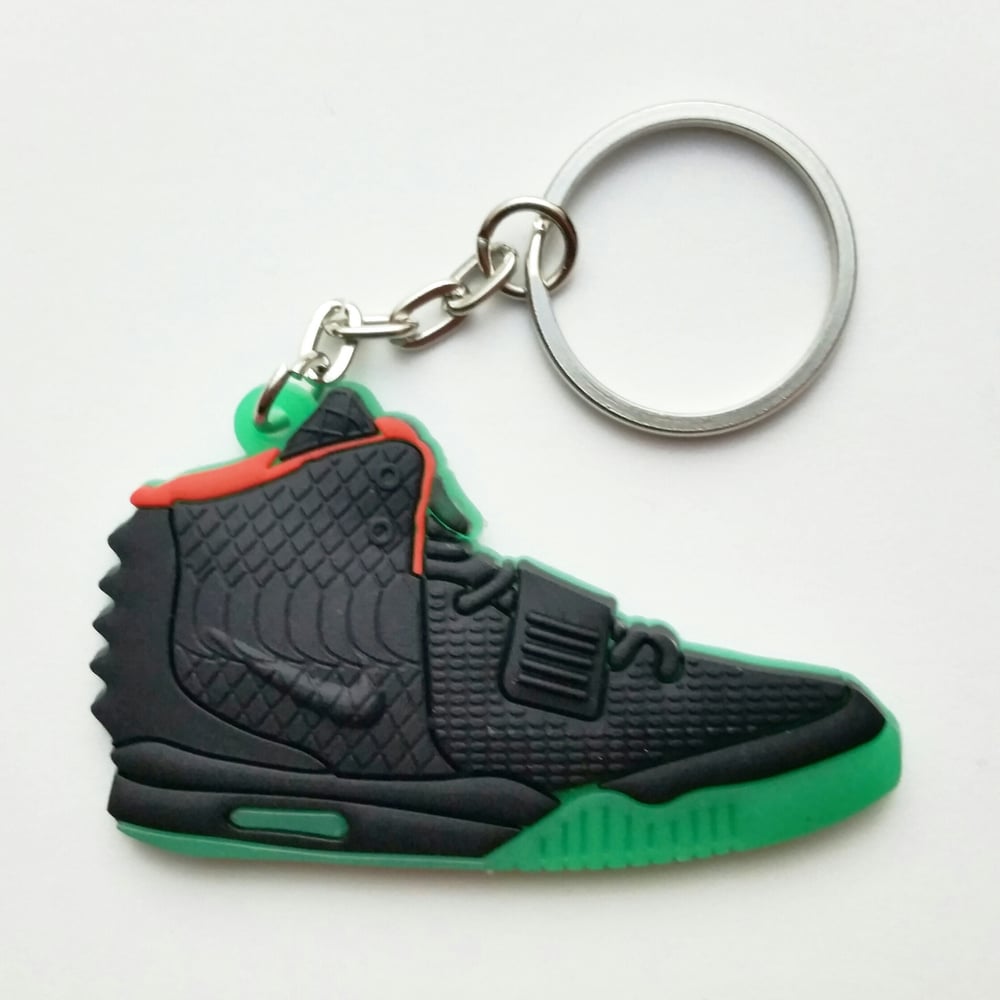 Image of Nike Air Yeezy 'Solar Red' Keychain