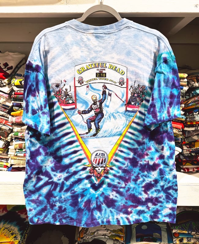 Grateful Dead 1994 / 1995 Winter Tour U.S. Ski Team T-Shirt - Size XL