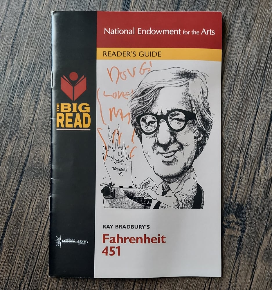 Ray Bradbury: Fahrenheit 451 NEA Reader’s Guide - SIGNED