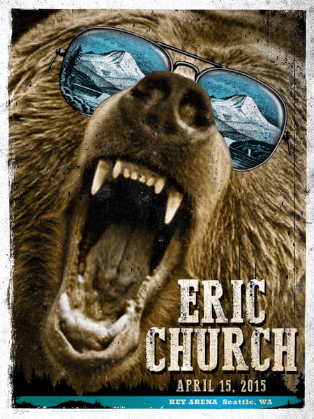 Image of ERIC CHURCH. Seattle WA