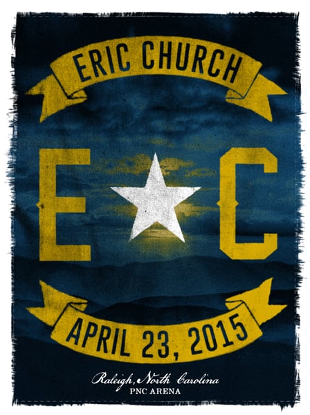 Image of ERIC CHURCH. Raleigh NC
