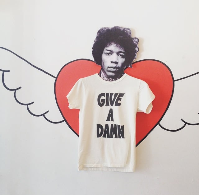Image of Give A Damn Tshirt (white)