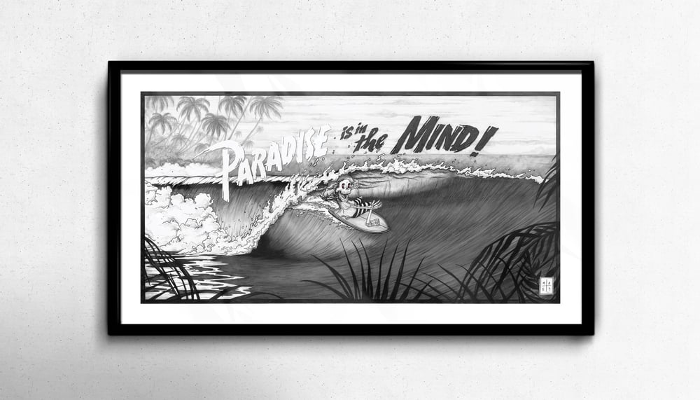 Image of 'Paradise is in the Mind' Print
