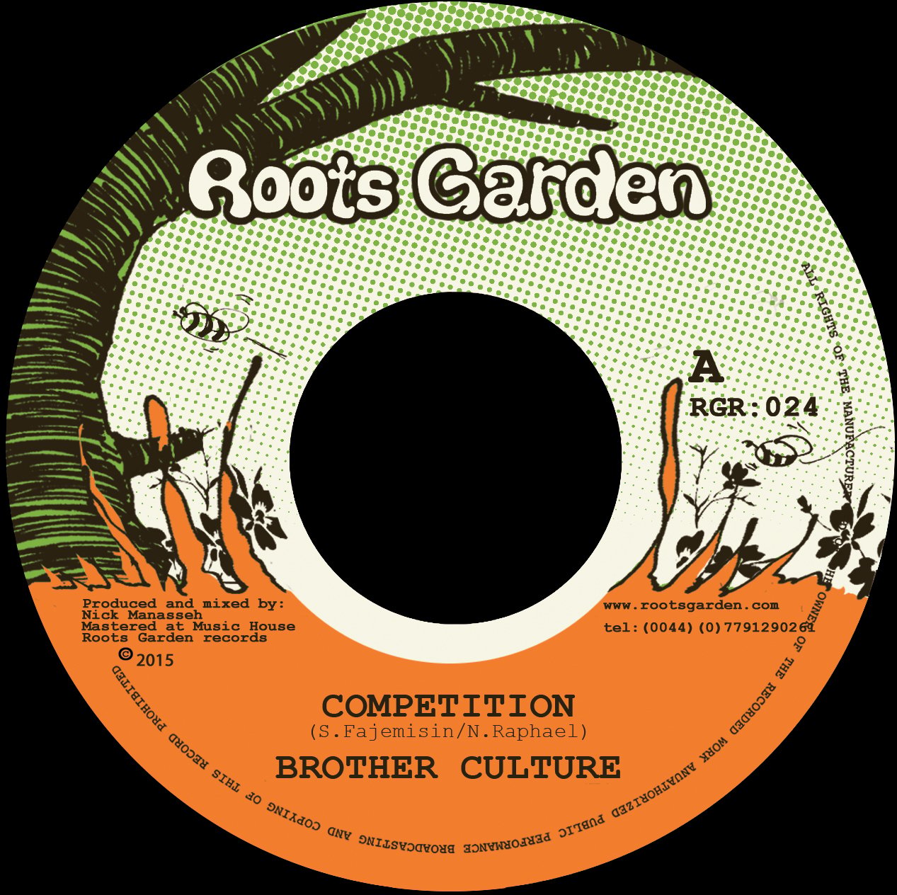 Roots Garden records — Brother Culture & Manasseh - 'Competition'