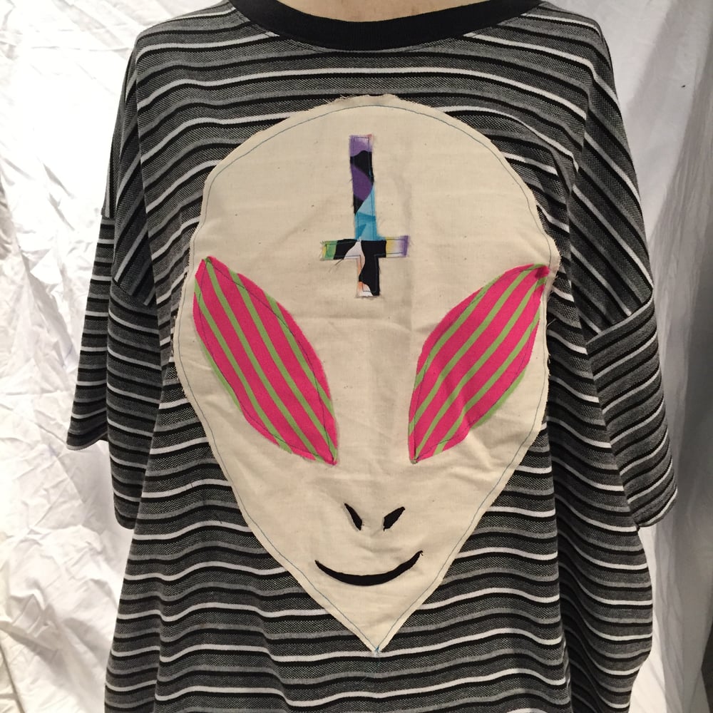 Image of Striped Alien Tee