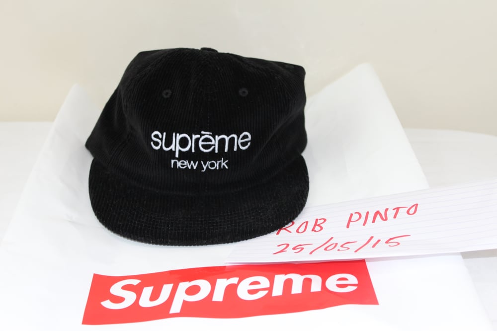 Image of Supreme Cord 6 Panel (Black)