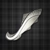 Leaping Salmon Kilt Pin
