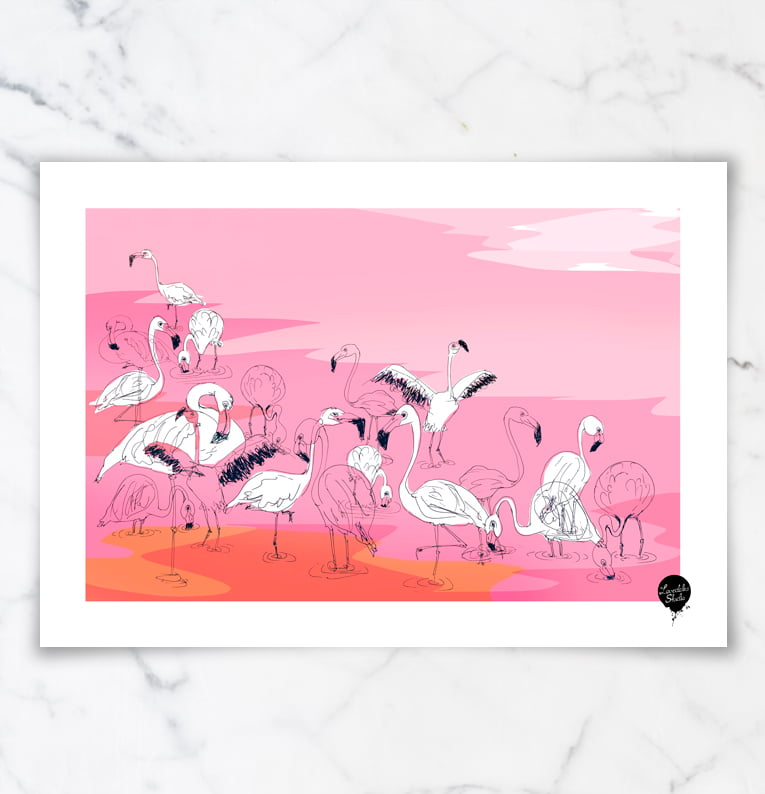 Image of "Flamingos 1"