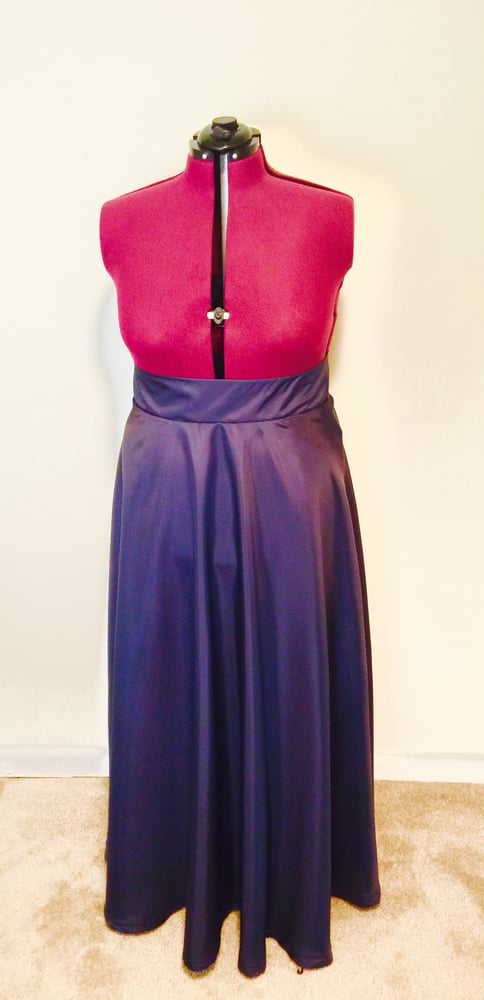 Image of High Waist Flare Skirt