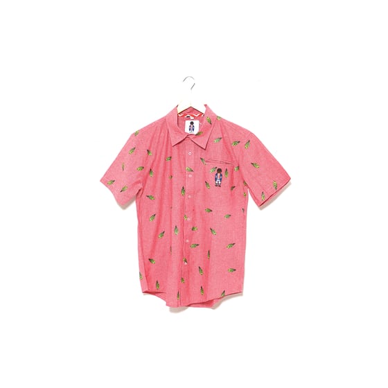 Image of RCHWRdo Safari Leaf Button Up (Salmon)